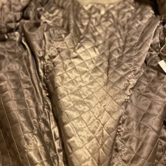 Guess Women's Beige Hooded Double-Breasted Jacket Size M Mid-Length - Picture 4 of 13